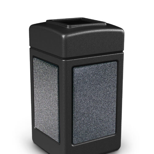 Square Waste Container with Open Top